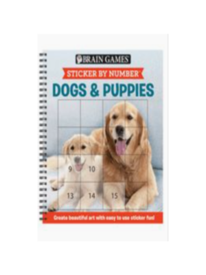 Sticker by Number: Dogs & Puppies