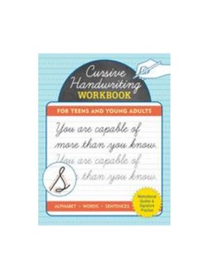 Cursive Handwriting Workbook for Teens and Young Adults