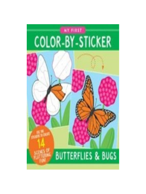My First Color By Sticker Book - Butterflies & Bugs