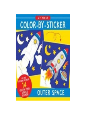 My First Color By Sticker Book - Outer Space