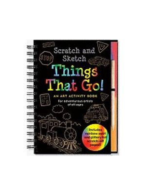 Scratch & Sketch Things That Go