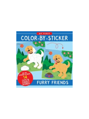 My First Color By Sticker - Furry Friends