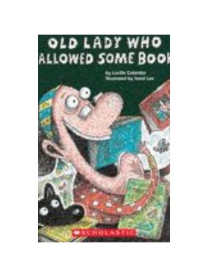 There Was an Old Lady Who Swallowed Some Books!