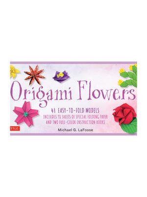 Origami Flowers Kit: 41 Easy-To-Fold Models