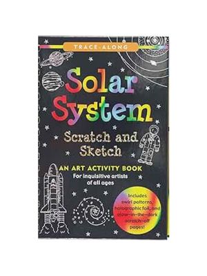 Scratch & Sketch(tm) Solar System (Trace Along)