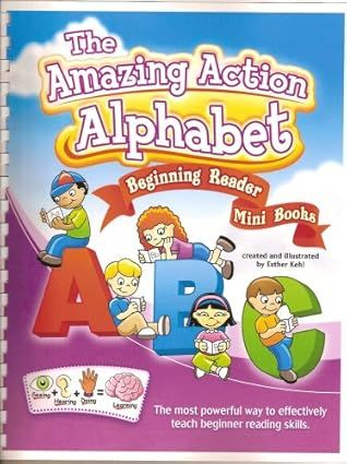 Amazing Action Alphabet Beginning Reader Mini Books