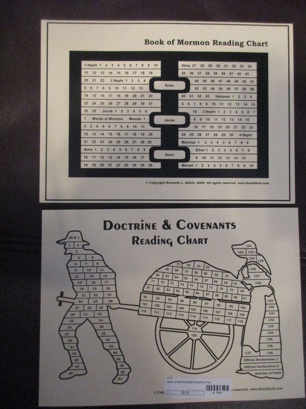 Book of Mormon/D&C Reading Chart