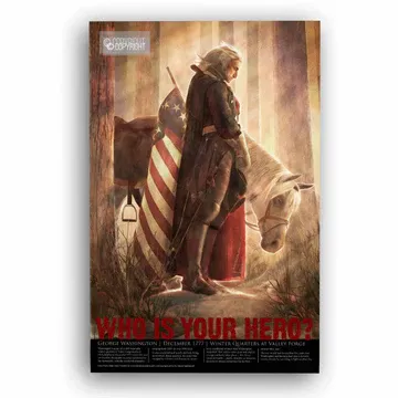 Washington's Prayer 3x4.5 Card