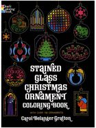 Coloring Book - Stained Glass Christmas Ornament