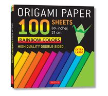 Origami Paper 100 Sheets Rainbow Colors