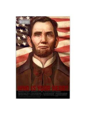 Poster - Abraham Lincoln 3x4.5