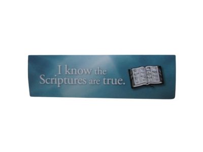 I Know the Scriptures are True (Bookmark)