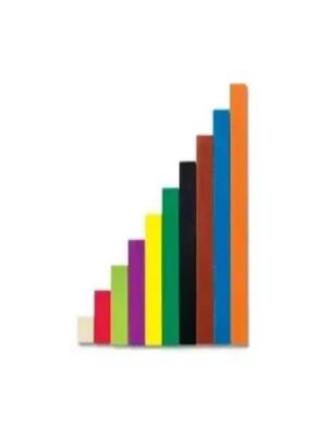 Cuisenaire Rods with tray (74 count)