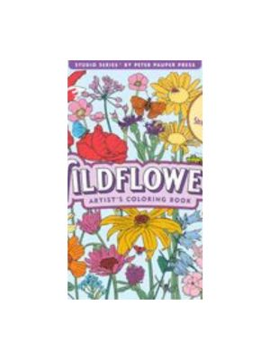 Wildflowers Adult Coloring Book