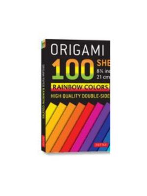 Origami Paper 100 Sheets Rainbow Colors