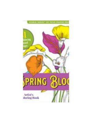 Spring Blooms Adult Coloring Book