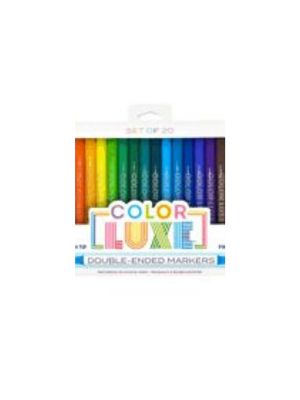 Color Luxe Double-Ended Markers (Set of 20)