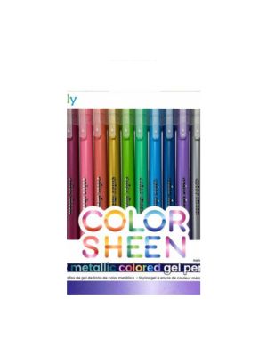Color Sheen Metallic Gel Pens - Set of 12