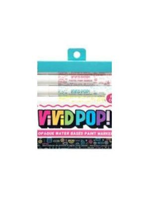 Vivid Pop! Water-Based Paint Markers: Pastel (Set of 8)