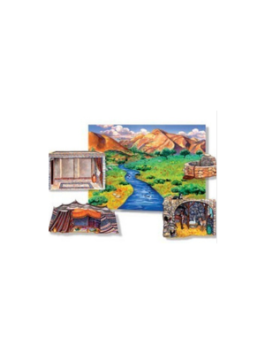 Felt Story: Hillside Scenery Board & Overlays