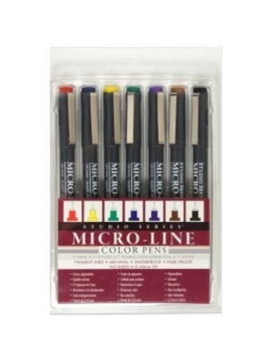 Studio Series Colored Micro-Line Pen Set (Set of 7)