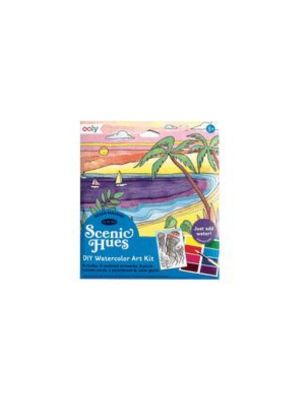 Scenic Hues D.I.Y. Watercolor Art Kit - Ocean Paradise (17 PC Set)