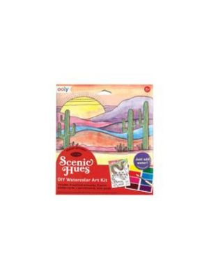 Scenic Hues D.I.Y. Watercolor Art Kit - Desert Getaway (17 PC Set)