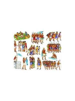 Captain Moroni & Helaman's Warriors (small) - Felt Story