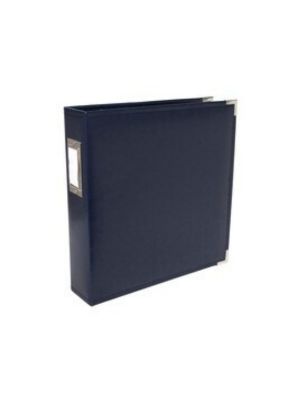 Classic Leather D-Ring Album 12"x12" (Navy)