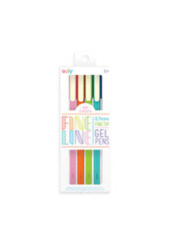 Fine Line Colored Gel Pen (Set of 6)