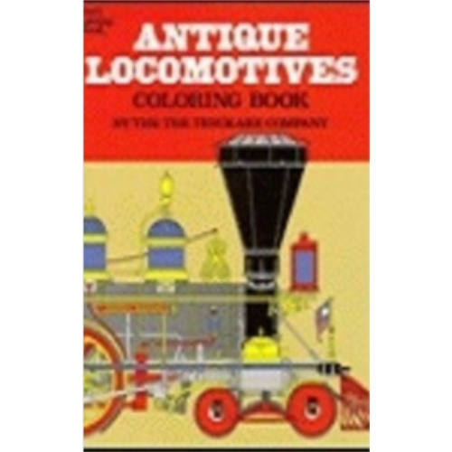 Antique Locomotives (Coloring Book)