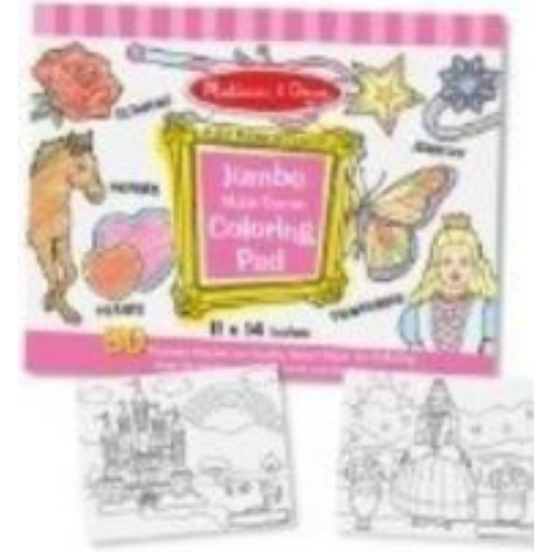 Jumbo Coloring Pad - Pink
