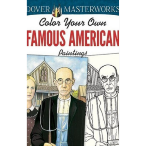 Color Your Own Famous American Paintings