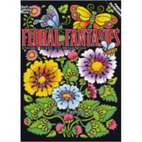 Floral Fantisies Stained Glass (Coloring Book) Floral Fantisies Stained Glass (Coloring Book)