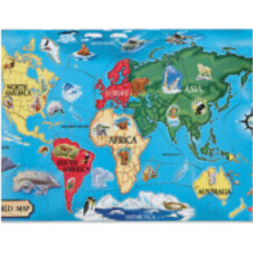 World Map Floor Puzzle World Map Floor Puzzle