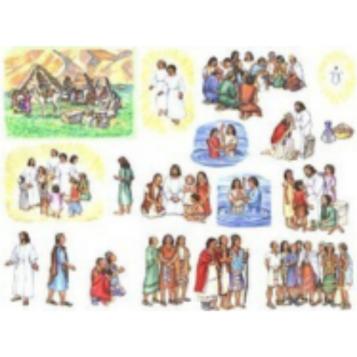 Christ in America (small) - Felt Story Christ in America (small) - Felt Story