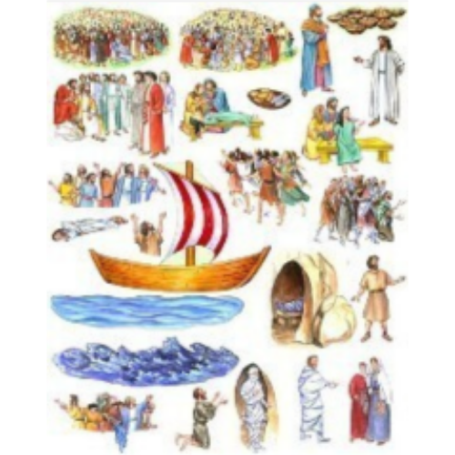 Miracles of Jesus (small) - Felt Story Miracles of Jesus (small) - Felt Story
