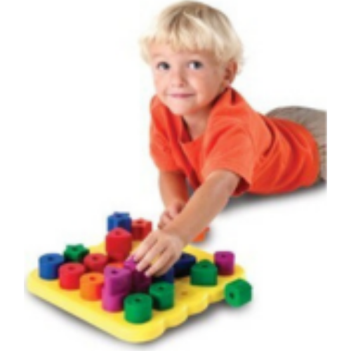Stacking Shapes Peg Board Stacking Shapes Peg Board