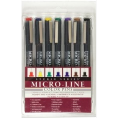 Studio Series Colored Micro-Line Pen Set (Set of 7) Studio Series Colored Micro-Line Pen Set (Set of 7)