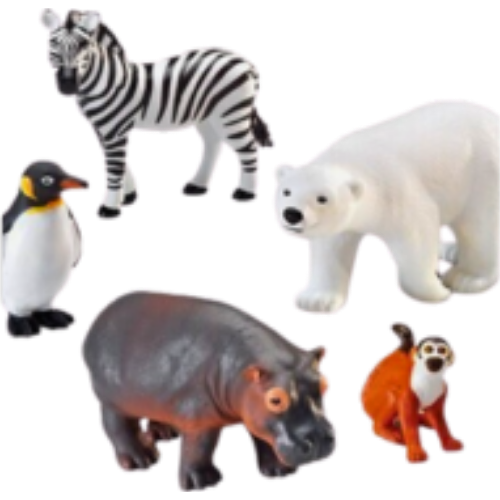 Jumbo Zoo Animals (5 piece set)