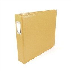 Classic Leather D-Ring Album 12"x12" (Buttercup)