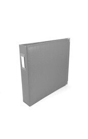 Classic Leather D-Ring Album 12"x12" (Charcoal)