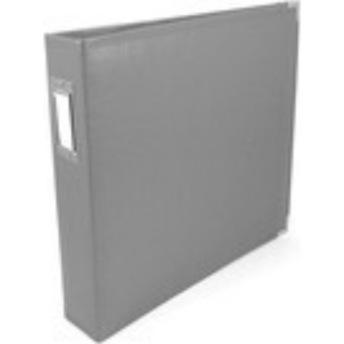 Classic Leather D-Ring Album 12"x12" (Charcoal)