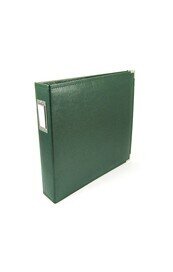 Classic Leather D-Ring Album 12"x12" (Forest Green)