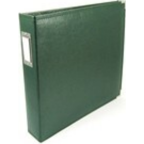 Classic Leather D-Ring Album 12"x12" (Forest Green)