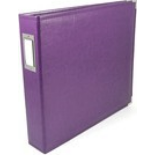 Classic Leather D-Ring Album 12"x12" (Grape Soda)