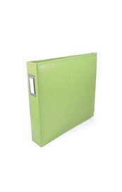 Classic Leather D-Ring Album 12"x12" (Kiwi)