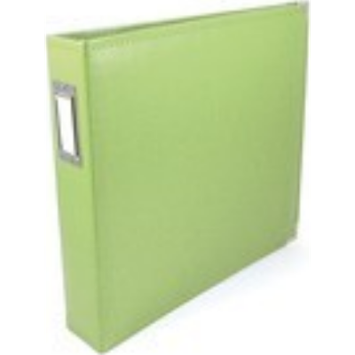 Classic Leather D-Ring Album 12"x12" (Kiwi)