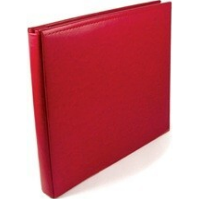 Classic Leather D-Ring Album 12 Classic Leather D-Ring Album 12"x12" (Real Red)