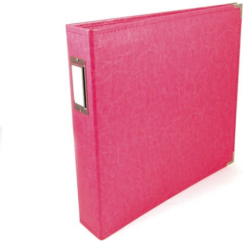 Classic Leather D-Ring Album 12 Classic Leather D-Ring Album 12"x12" (Strawberry)